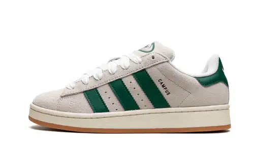Adidas Campus 00s Crystal White Dark Green