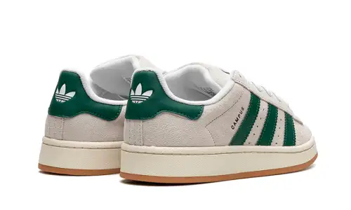Adidas Campus 00s Crystal White Dark Green 