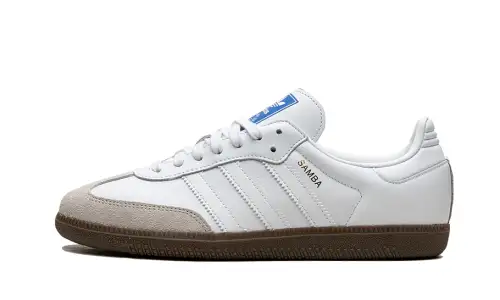 Adidas Samba Cloud White Blue Gum
