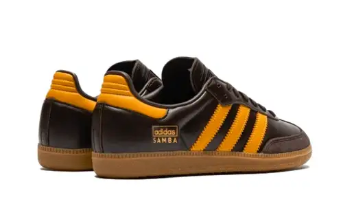 Adidas Samba OG Dark Brown Yellow 
