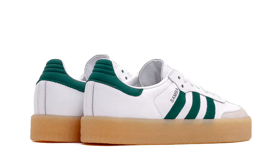 Adidas Sambae White Collegiate Green Gum 