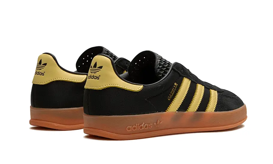 Adidas Gazelle Indoor Core Black Almost Yellow 