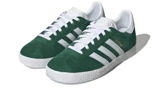 Adidas Gazelle Junior Dark Green White 
