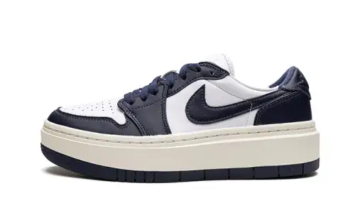 Air Jordan 1 Low Elevate White Midnight Navy Sail 