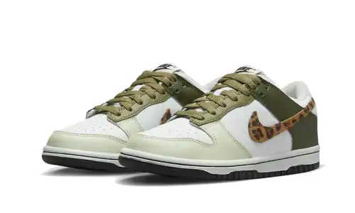 Nike Dunk Low Olive Leopard