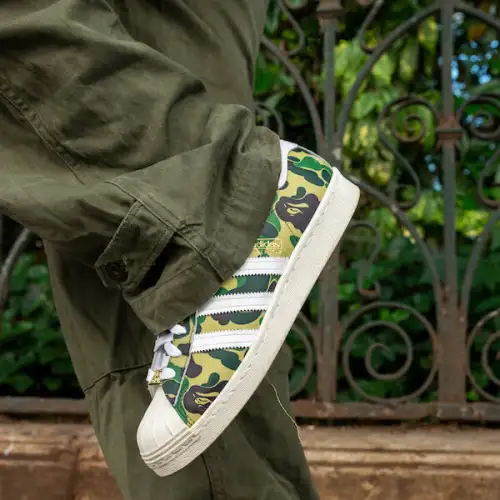 Adidas Superstar Bape ABC Camo Green 