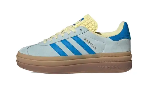Adidas Gazelle Bold Almost Blue Yellow