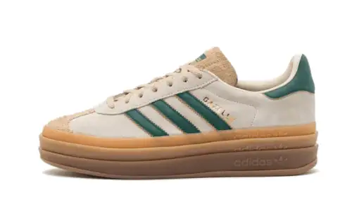 Adidas Gazelle Bold Magic Beige Collegiate Green F8D3C1752