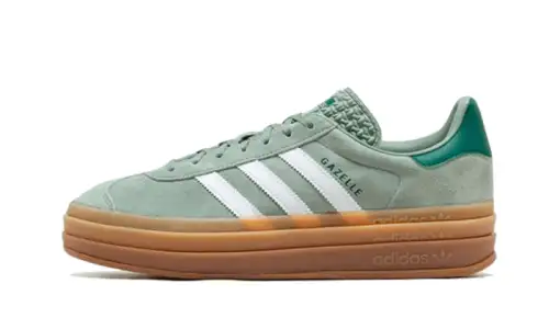 Adidas Gazelle Bold Silver Green 