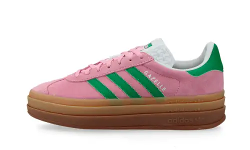 Adidas Gazelle Bold True Pink Green Cloud White