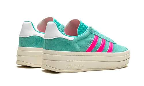 Adidas Gazelle Bold Flash Aqua Lucid Pink 
