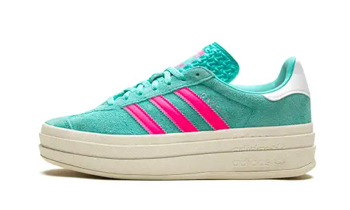 Adidas Gazelle Bold Flash Aqua Lucid Pink