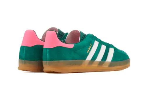 Adidas Gazelle Indoor Collegiate Green Lucid Pink 