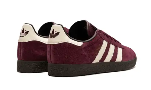 Adidas Gazelle Maroon Chalk White 