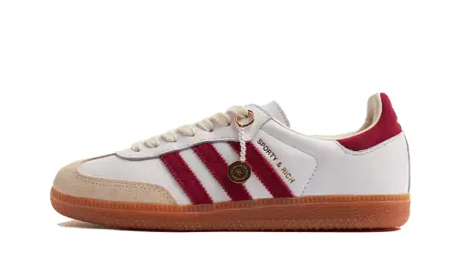 Adidas Samba OG Sporty & Rich White Core Burgundy 45E3141