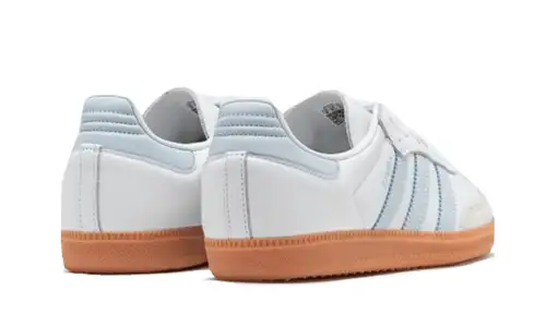 Adidas Samba OG White Halo Blue Gum 