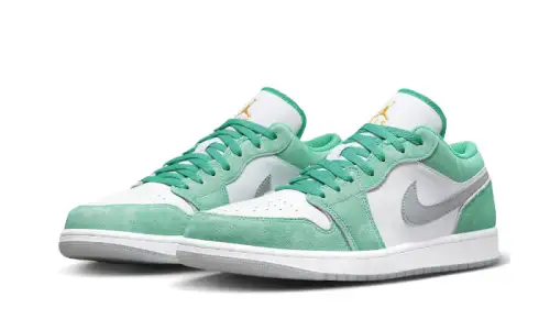 Air Jordan 1 Low SE New Emerald Grey F4AA192