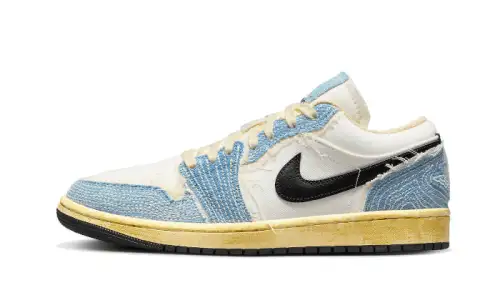 Air Jordan 1 Low SE WRMK Sashiko Denim A278C661