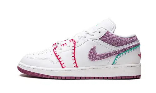 Air Jordan 1 Low White Light Bordeaux 65B1101