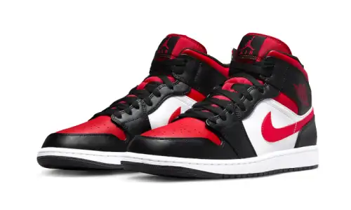 Air Jordan 1 Mid Alternate Bred Toe 8A9B547