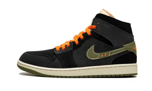 Air Jordan 1 Mid SE Craft Anthracite Light Olive 