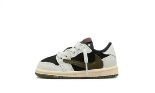 Air Jordan 1 Retro Low OG SP Travis Scott Olive Bébé (TD) 