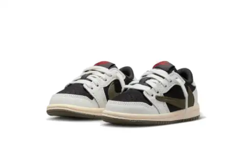 Air Jordan 1 Retro Low OG SP Travis Scott Olive Bébé (TD) 