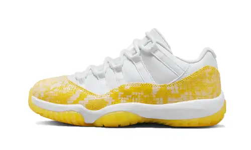 Air Jordan 11 Retro Low Yellow Snakeskin