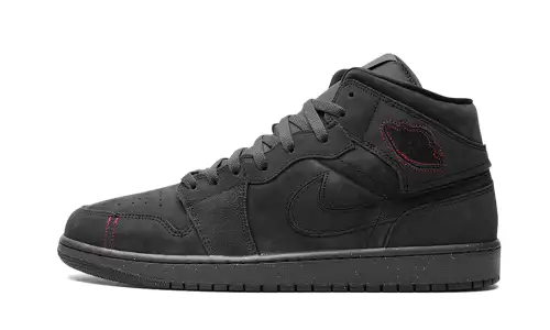 Air Jordan 1 Mid SE Craft Grey Red 