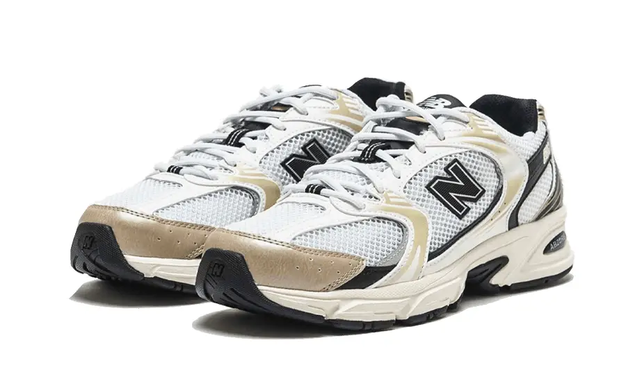 New Balance 530 White Light Gold Metallic 