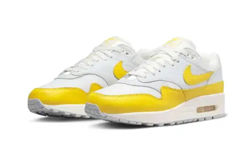 Nike Air Max 1 White Bright Yellow 