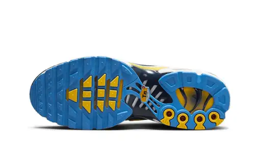 Nike Air Max Plus University Blue Topaz Gold 