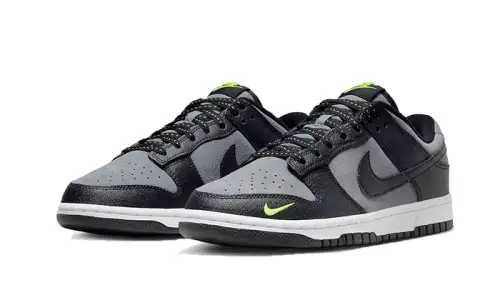 Nike Dunk Low Black Grey Green Strike