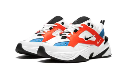 Nike M2K Tekno White Black Orange
