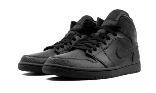 Air Jordan 1 Mid Triple Black 