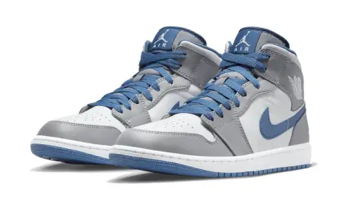 Air Jordan 1 Mid True Blue BE38D191