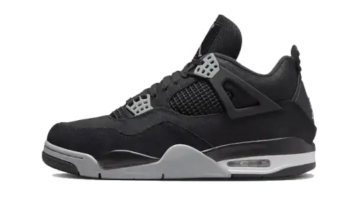 Air Jordan 4 Black Canvas E6C797