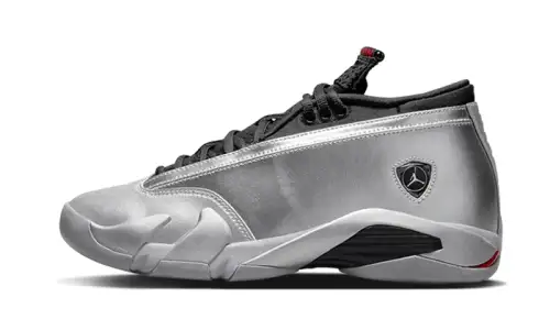 Air Jordan 14 Low Metallic Silver 