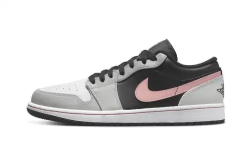 Air Jordan 1 Low Black Grey Pink 