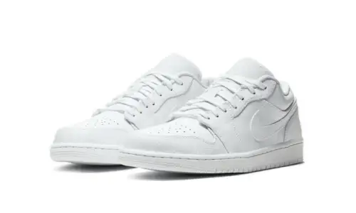 Air Jordan 1 Low Triple White 