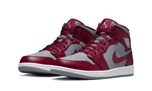 Air Jordan 1 Mid Cherrywood Red 