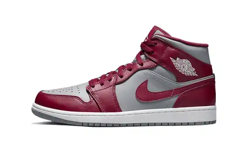 Air Jordan 1 Mid Cherrywood Red 