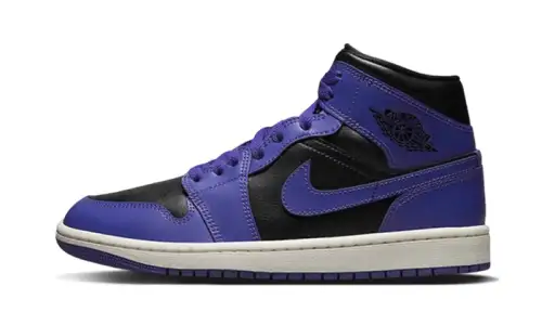 Air Jordan 1 Mid Purple Black 7881336
