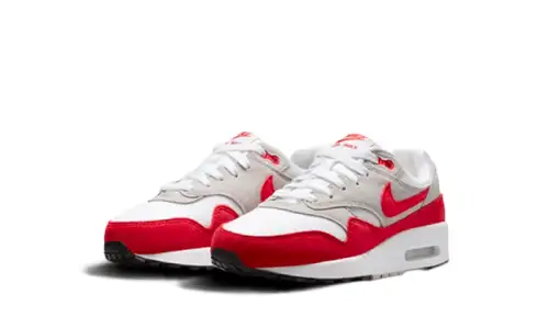 Nike Air Max 1 White University Red Enfant 