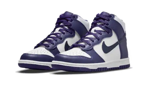 Nike Dunk High Electro Purple Midnight Navy 