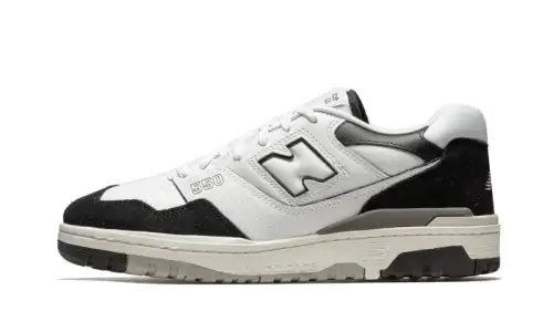 New Balance 550 White Black Rain Cloud 