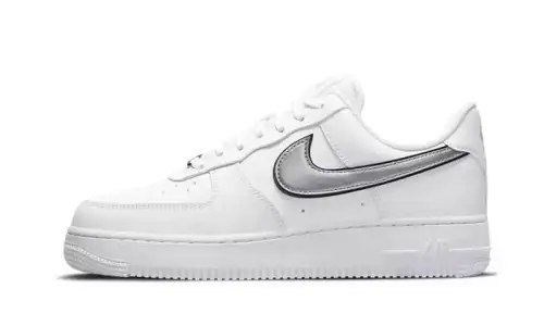 Nike Air Force 1 Low Essential White Metallic Silver 