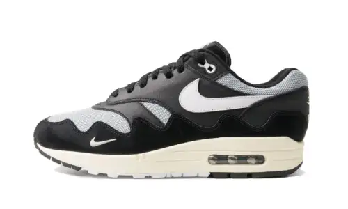 Nike Air Max 1 Patta Black Grey (Special Box + Bracelet) 6DA7E2