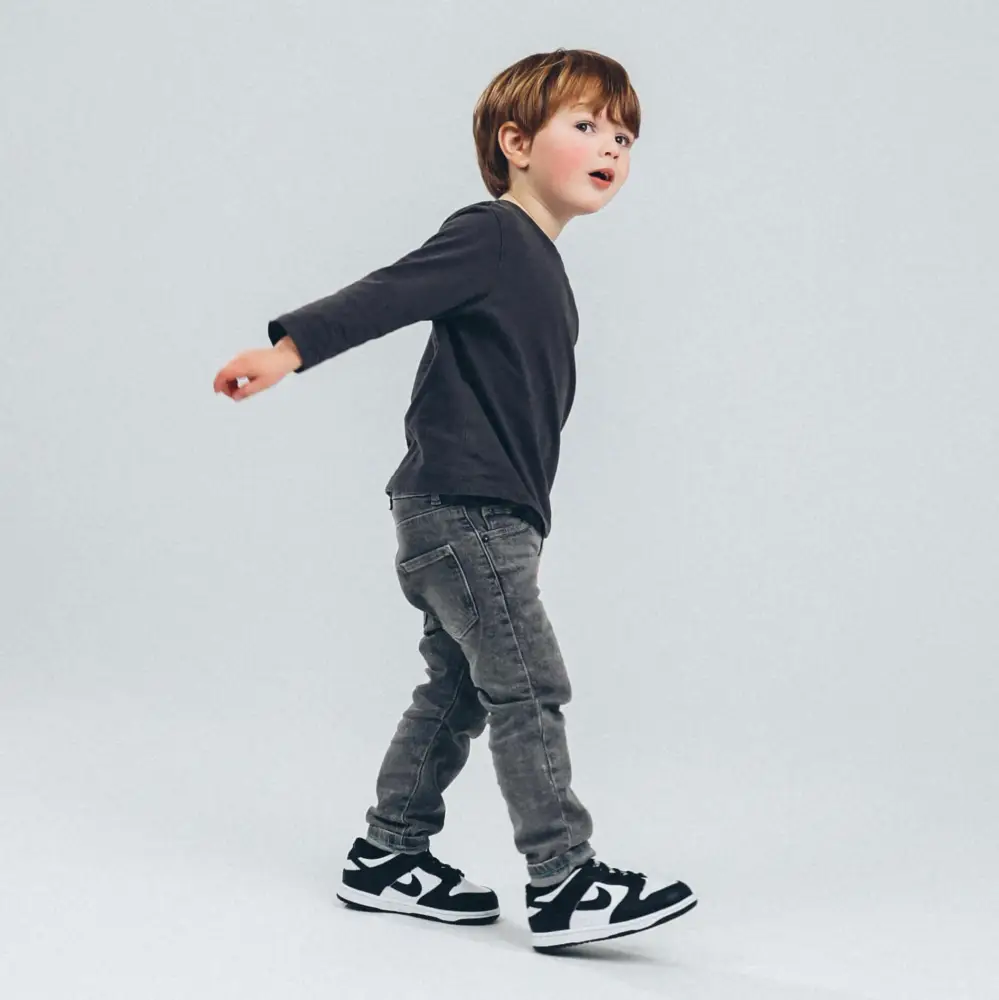 Nike Dunk Low Black White Enfant (PS) 