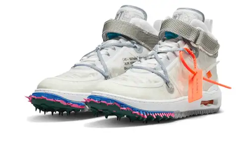 Nike Air Force 1 Mid Off-White Clear White 